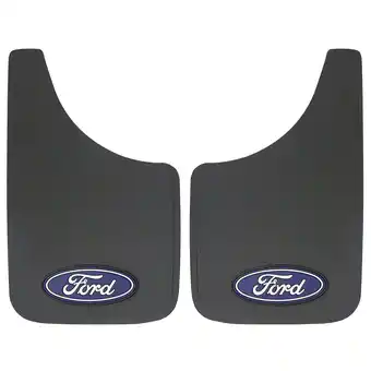 Walmart Plasticolor Ford 9 x 15 Easy-Fit Universal Fit Automotive Mud Guards, Black, 1 Pair offer