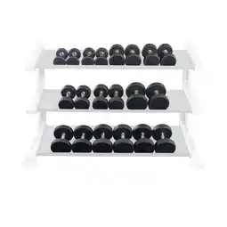 Walmart Body Solid SDPS550 Premium Rubber Dumbbell Set - 5-50lbs offer