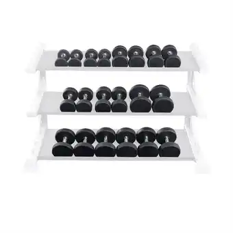 Walmart Body Solid SDPS550 Premium Rubber Dumbbell Set - 5-50lbs offer