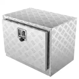 Walmart SKYSHALO Underbody Aluminum Truck Tool Box 24 x 14 x 16 Trailer RV Tool Storage offer