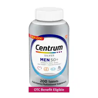 Walmart Centrum Silver Mens 50 Plus Multivitamin With Vitamin B & D3, 200 Count offer