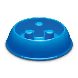 Walmart ProSelect Plastic Slow Feeder Dog Bowl 40oz, Blue offer