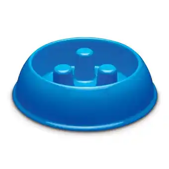 Walmart ProSelect Plastic Slow Feeder Dog Bowl 40oz, Blue offer