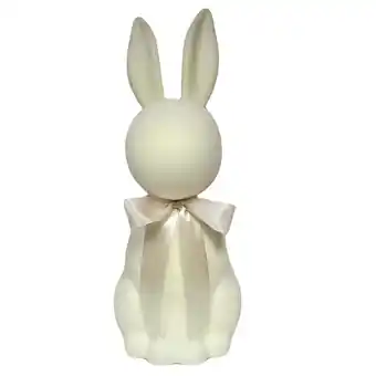 Walmart Easter White Flocked Bunny Decoration, 27 in, by Way To Celebrate offer