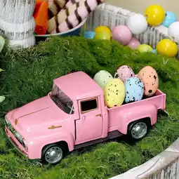Walmart Clearance Under 10$!Easter Eggs Decorations Easter Happy Decoration Mini Metal Truck Decoration Eggs offer