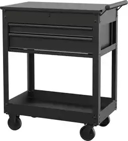Walmart Hyper Tough 28-inch Steel Mechanics Tool Cart, 500 lb Capacity, Powder-Coated Finish, Black offer