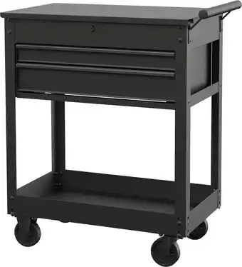 Walmart Hyper Tough 28-inch Steel Mechanics Tool Cart, 500 lb Capacity, Powder-Coated Finish, Black offer