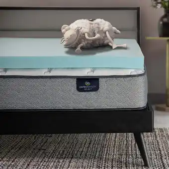 Walmart Sertapedic Thermagel 3 Cooling Memory Foam Mattress Topper, Queen offer
