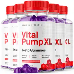 Walmart Vital Pump XL Gummies for Men Maximum Strength Vitamin Supplement 300 Gummies offer