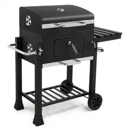 Walmart Ktaxon BBQ Grill Outdoor Charcoal Grill Smoker for Patio Backyard,Black offer