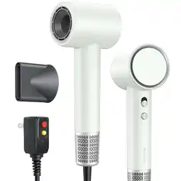 Walmart Hair Dryer, 110,000 RPM High Speed Ionic Blow Dryer for Hair Care Fast Drying Gift for Women Men offer
