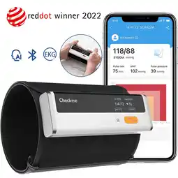 Walmart Checkme BP2: AI ECG Blood Pressure Monitor | EKG & BP in 1 | Red Dot Winner offer