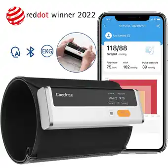 Walmart Checkme BP2: AI ECG Blood Pressure Monitor | EKG & BP in 1 | Red Dot Winner offer