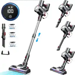 Walmart KUOSE Cordless Vacuum Cleaner, 38000PA/450W 50min 2500mah for Home Pet Hair Carpet Wood Floor offer