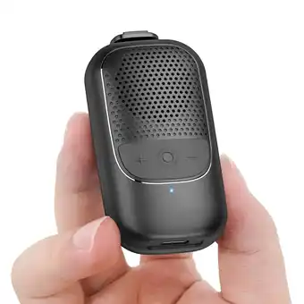 Walmart Wearable Bluetooth Speaker Clip-On Wireless Water-Resistant Mini Speaker offer