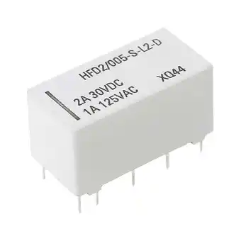Walmart Zeiwohndc 5V Coil Bistable Latching Relay DPDT 2A 30VDC 1A 125VAC HFD2/005-S-L2-D Realy offer