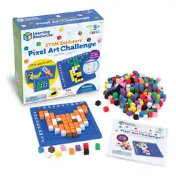 Walmart Learning ResourcesSTEM Explorers Pixel Art Challenge,STEM Toys For Kids, Easter Toys, Ages 5 offer