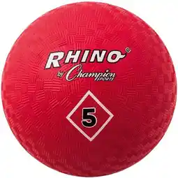 Walmart Champion Sports 5 Playground Ball, Red offer