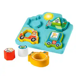 Walmart Fisher-Price Baby Sorting Toy Shapes & Sounds Vehicle Puzzle with Music & Lights for Fine Motor offer
