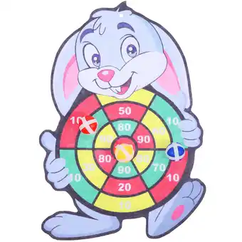 Walmart 1 Set of Kids Throwing Ball Game Sticky Ball Toy With Dart Board Interactive Dart Board Game offer