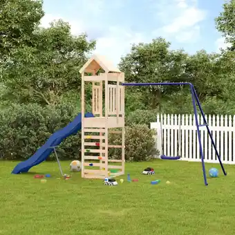 Walmart vidaXL Outdoor Playset Solid Wood Pine offer
