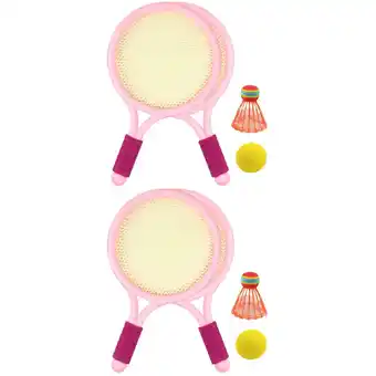 Walmart Hemoton 2 Sets Portable Kids Badminton Racket Toy Badminton Training Leisure Toys offer