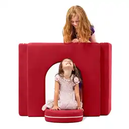Walmart Jaxx Zipline Playscape Castle Gate - Playtime Furniture for Imaginative Kids, Cherry offer