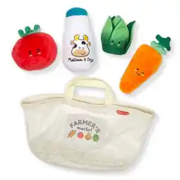 Walmart Melissa & Doug Multi-Sensory Market Basket Fill & Spill Play Food Infant Toy offer