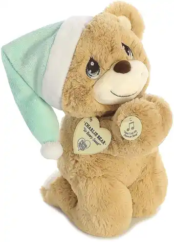 Walmart Aurora - Medium Brown Precious Moments - 10 Charlie Prayer Bear - Inspirational Stuffed Animal offer