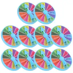 Walmart OUNONA Prize Wheel for Parties Plastic and Cardboard 15 Slots Spinning Fortune Game Wheel offer