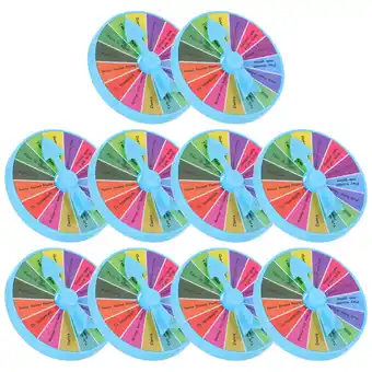 Walmart OUNONA Prize Wheel for Parties Plastic and Cardboard 15 Slots Spinning Fortune Game Wheel offer