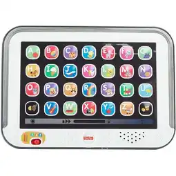 Walmart Fisher-Price Laugh & Learn Smart Stages Tablet - Gray, Musical Infant Toy offer