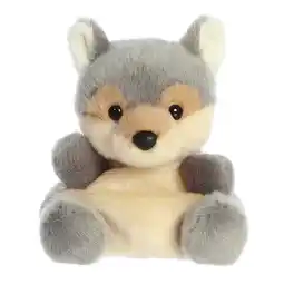 Walmart Aurora - Mini Gray Palm Pals - 5 Lucian Wolf - Adorable Stuffed Animal offer