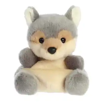 Walmart Aurora - Mini Gray Palm Pals - 5 Lucian Wolf - Adorable Stuffed Animal offer