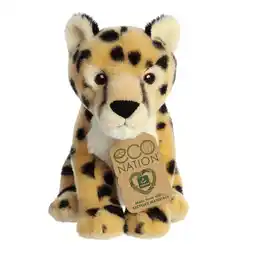 Walmart Aurora - Small Gold Eco Nation - 9 Cheetah - Eco-Friendly Stuffed Animal offer