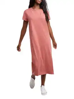Walmart Hanes Women's ComfortWash Garment Dyed Midi Dress offer