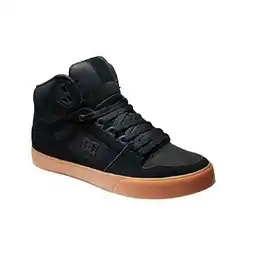 Walmart DC Men's Pure High-top Wc Skate Shoe BLACK/GUM offer