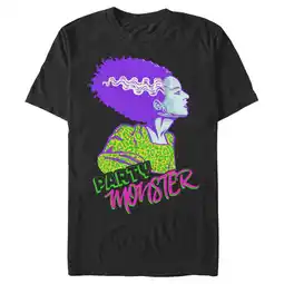 Walmart Men's Universal Monsters Party Monster Bride of Frankenstein Graphic Tee Black X Large offer
