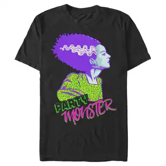 Walmart Men's Universal Monsters Party Monster Bride of Frankenstein Graphic Tee Black X Large offer