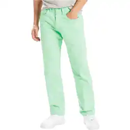 Walmart Levi's Mens Shrink-to-Fit Straight Leg Jeans, Green, 40W x 30L offer