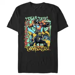 Walmart Men's Transformers: Rise of the Beasts Graffiti Poster Graphic Tee Black 3X Large offer
