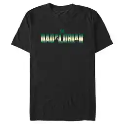 Walmart Men's Star Wars: The Mandalorian Father's Day The Dadalorian Green Logo Graphic Tee Black Small offer