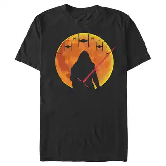 Walmart Men's Star Wars: The Force Awakens Halloween Kylo Ren Moon Graphic Tee Black Small offer