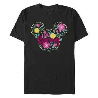 Walmart Men's Mickey & Friends Hello Spring Logo Graphic T-Shirt offer