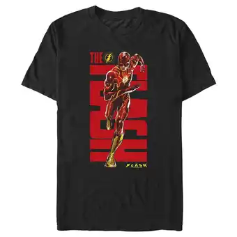Walmart Men's The Flash Speedster Bold Red Logo Graphic Tee Black 2X Large offer
