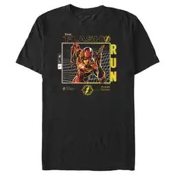 Walmart Men's The Flash Speedster Run Graphic Tee Black Medium offer