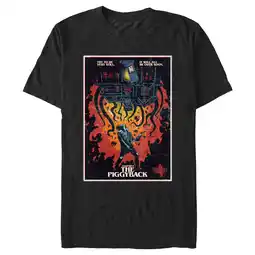 Walmart Men's Stranger Things Retro Piggyback Poster Graphic T-Shirt offer