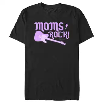 Walmart Men's Fender Moms Rock Purple Guitar Graphic Tee Black Large offer