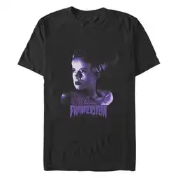 Walmart Men's Universal Monsters The Bride of Frankenstein Logo Graphic Tee Black 2X Large offer