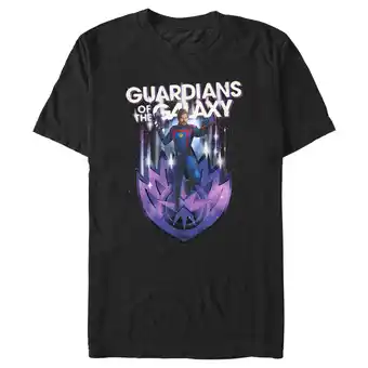 Walmart Men's Guardians of the Galaxy Vol. 3 Star-Lord Logo Graphic Tee Black X Large offer